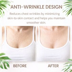 Chest Wrinkle Pillow for Side Sleepers | Anti-Aging Décolletage Support NEW